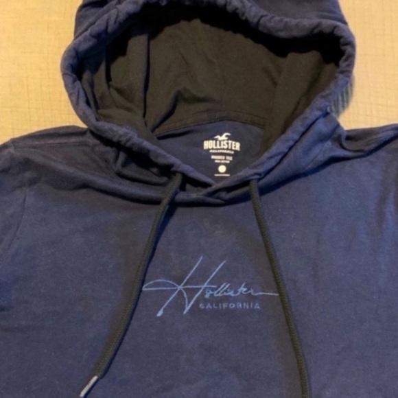 Hollister Lightweight Long Sleeve T-shirt Hoodie - Picture 4 of 9